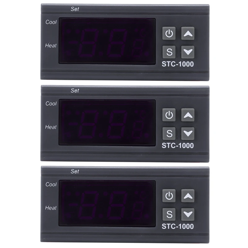 New-4X 220V Digital STC-1000 Temperature Controller Thermostat Regulator+Sensor Probe
New-4X 220V Digital STC-1000 Temperature Controller Thermostat Regulator+Sensor Probe