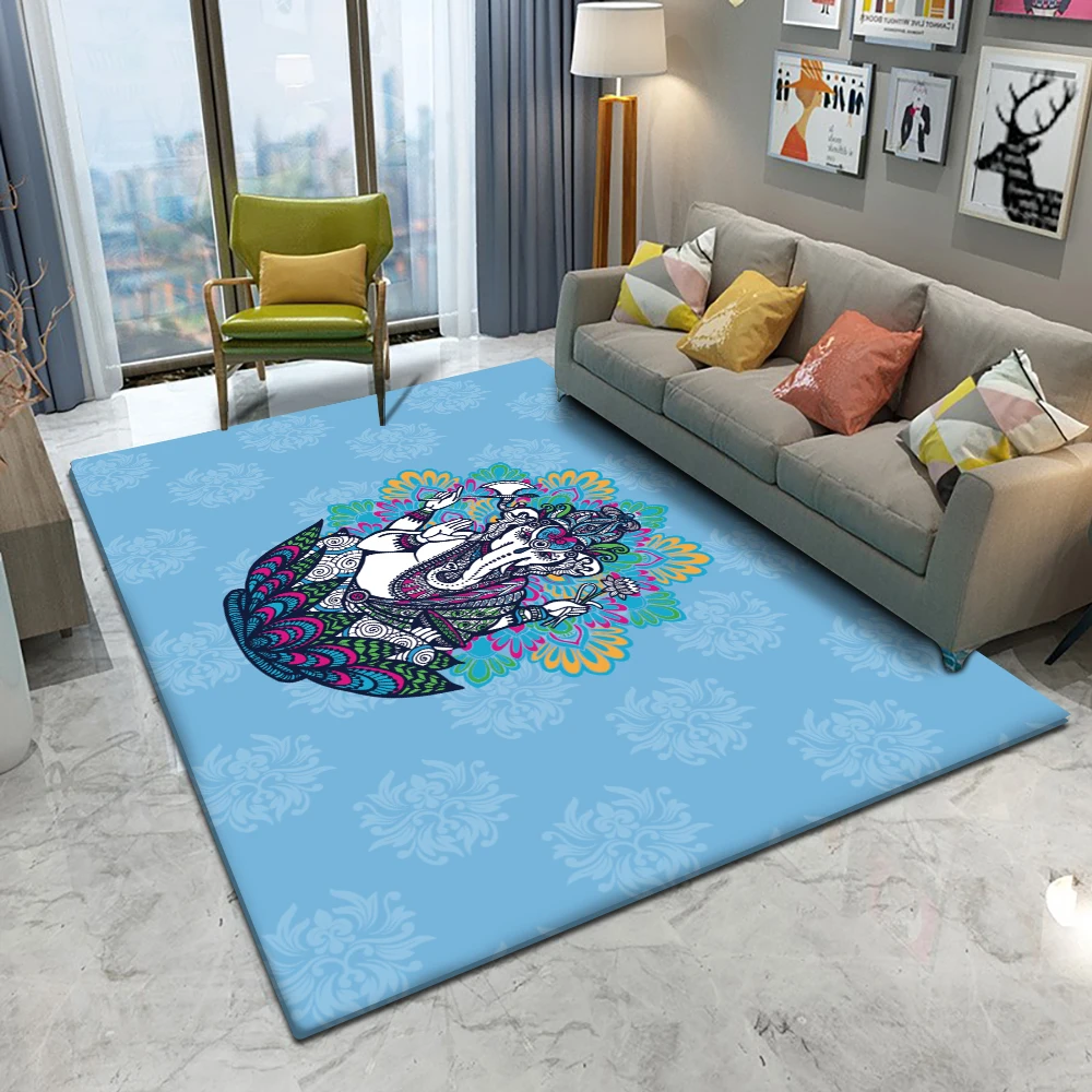 European Style Mandala Elegant Flower Rectangular Carpet Alfombra Bedroom Living Room Decoration Flannel Comfortable Carpet
European Style Mandala Elegant Flower Rectangular Carpet Alfombra Bedroom Living Room Decoration Flannel Comfortable Carpet