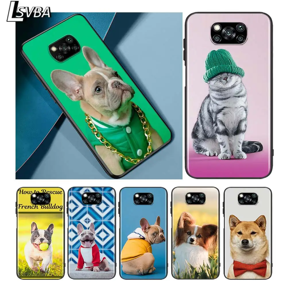 Cute bulldog cat for Xiaomi Redmi K30 K30S Mi 10T Lite Pro Poco X3 NFC X2 M3 M2 F2 Pro C3 F1 Soft Black Phone Case
Cute bulldog cat for Xiaomi Redmi K30 K30S Mi 10T Lite Pro Poco X3 NFC X2 M3 M2 F2 Pro C3 F1 Soft Black Phone Case