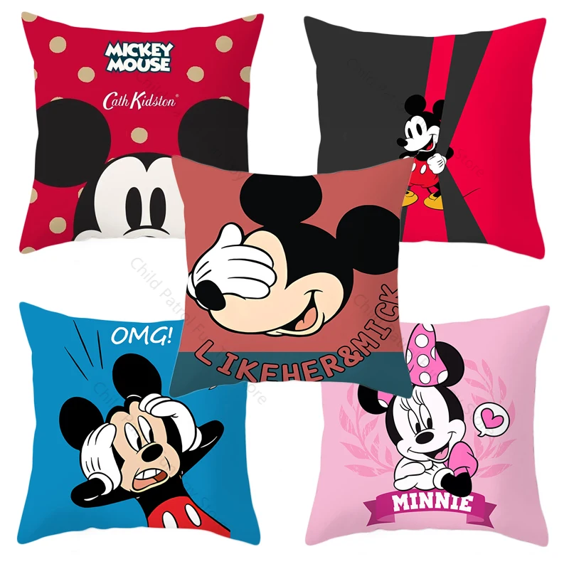 18Inch Fashion Disney Mickey Mouse Pillow Cover Home Textile Decor Pillowcase 45cm Square Sofa Pillowcase Case Toys for Children
18Inch Fashion Disney Mickey Mouse Pillow Cover Home Textile Decor Pillowcase 45cm Square Sofa Pillowcase Case Toys for Children