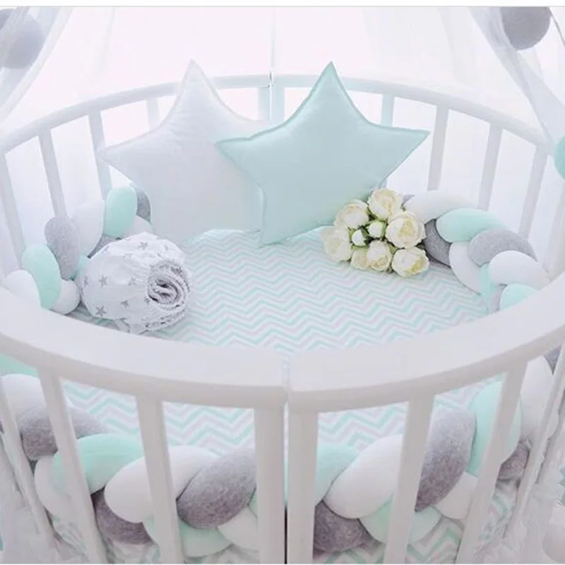 1M/2M Length Baby Bed Bumper Baby Pillow Cushion Colorful Weaving Plush Baby Crib Protector For Newborns Baby Room Decoration
1M/2M Length Baby Bed Bumper Baby Pillow Cushion Colorful Weaving Plush Baby Crib Protector For Newborns Baby Room Decoration