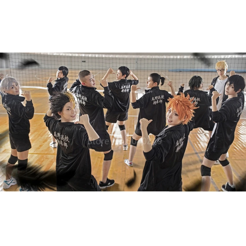 Женский костюм для косплея Haikyuu комплект спортивной одежды старшей школы