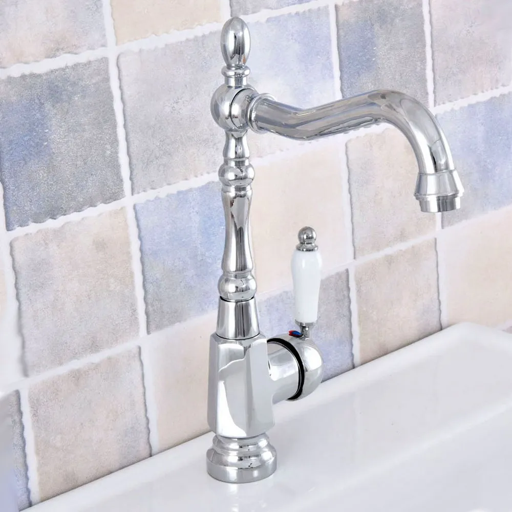Chrome Bathroom Single Handle Hole Hot Cold Water Mixer Taps Wash Basin Bathroom Kitchen Deck Mounted Basin Faucet Nsf642
Chrome Bathroom Single Handle Hole Hot Cold Water Mixer Taps Wash Basin Bathroom Kitchen Deck Mounted Basin Faucet Nsf642