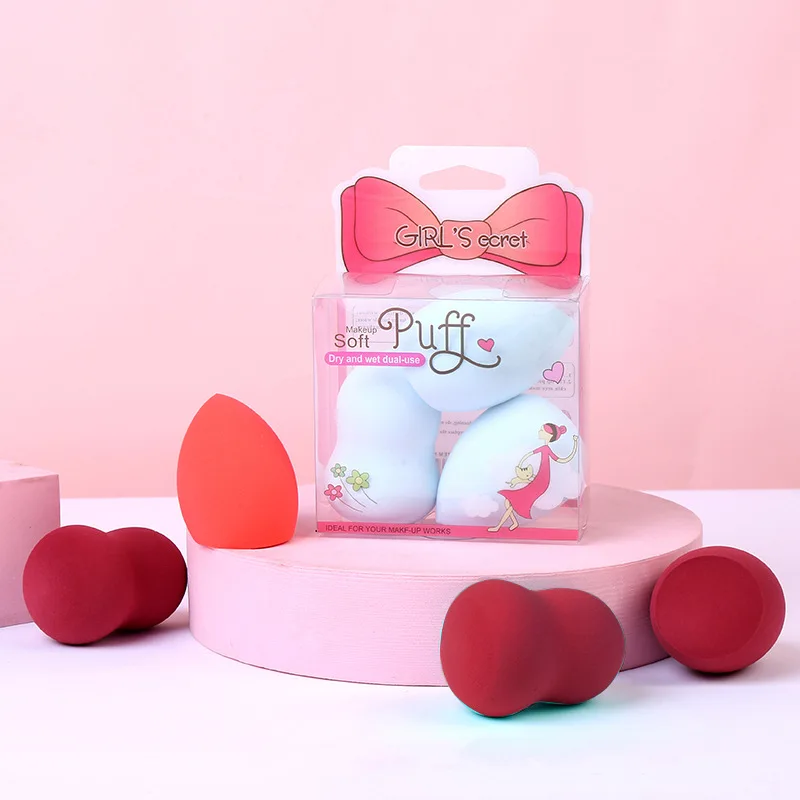 3pcs Cosmetic Puff Powder Puff Smooth Women's Makeup Foundation Sponge Beauty Tools Hydrophilic Non-latex Water-drop Beauty Egg
3pcs Cosmetic Puff Powder Puff Smooth Women's Makeup Foundation Sponge Beauty Tools Hydrophilic Non-latex Water-drop Beauty Egg