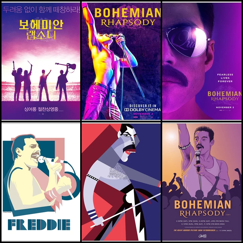Buy three to send one Bohemian Rhapsody Rami Said Malek Rock singer vintage brown poster room coffee bar decoration painting
Buy three to send one Bohemian Rhapsody Rami Said Malek Rock singer vintage brown poster room coffee bar decoration painting