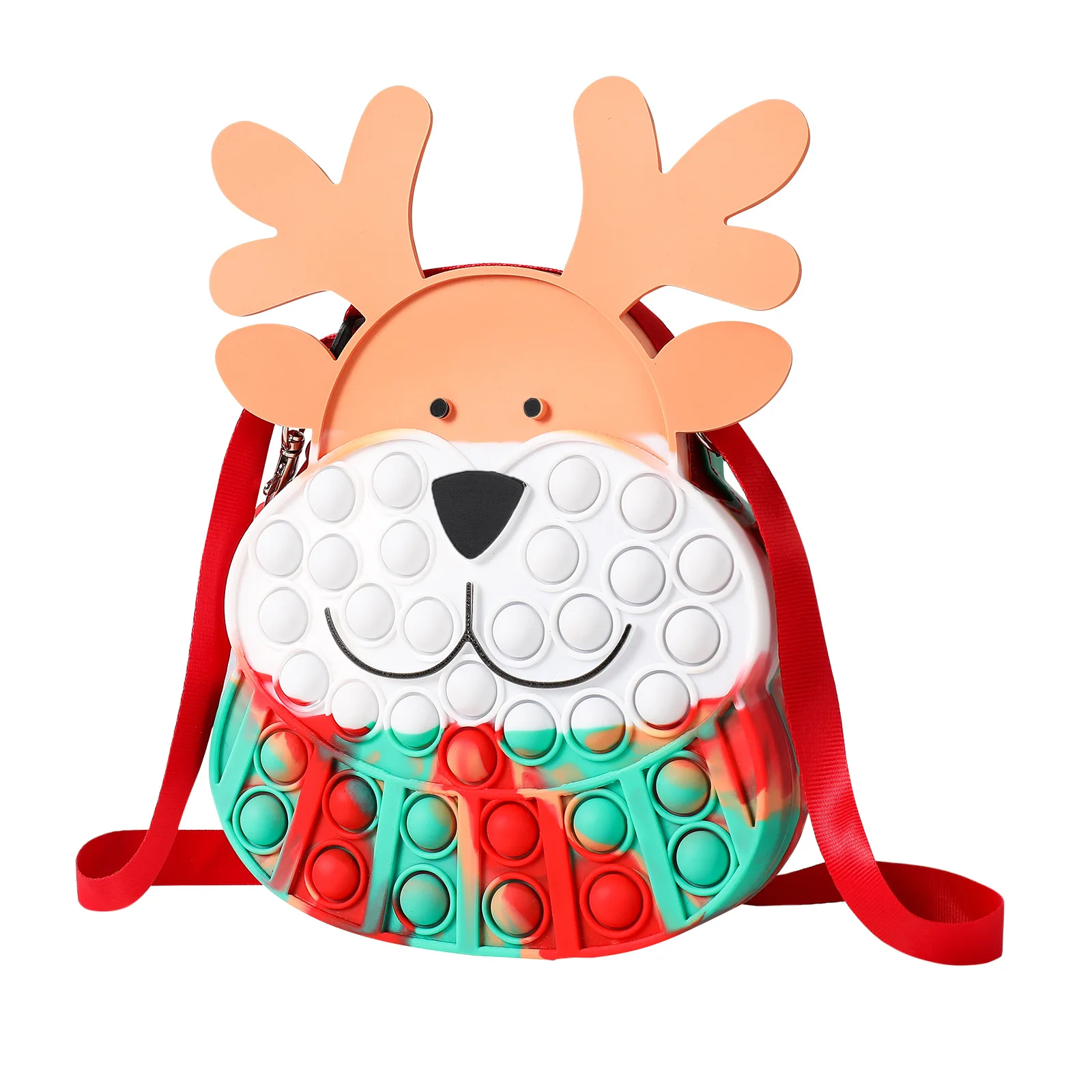 Christmas Elk Children's Fidget Toys Kawaii Girls Shoulder Bag Simple Dimple Adults Relax Toy Sensory Toy Squishy Push Bubble To
Christmas Elk Children's Fidget Toys Kawaii Girls Shoulder Bag Simple Dimple Adults Relax Toy Sensory Toy Squishy Push Bubble To