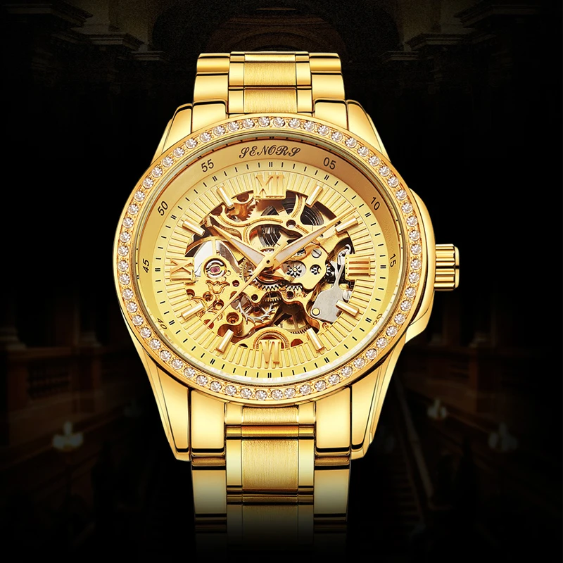 Mechanical Watch Men Luxury High-end Gold Skeleton Automatic Watches Mens Luminous Waterproof Tourbillon Business Wristwatch Man
Mechanical Watch Men Luxury High-end Gold Skeleton Automatic Watches Mens Luminous Waterproof Tourbillon Business Wristwatch Man