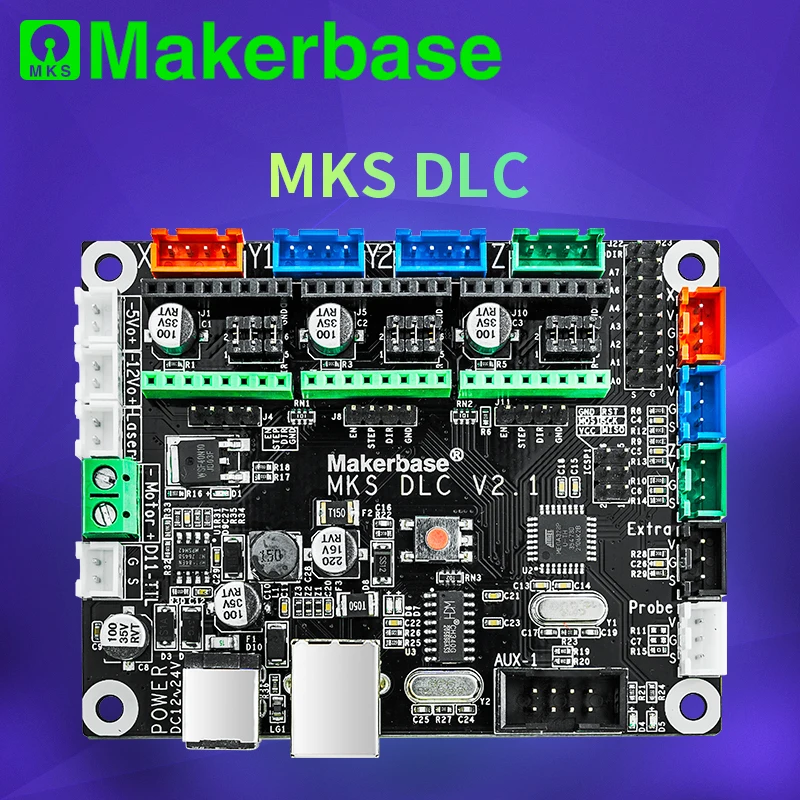Основная панель управления Makerbase MKS DLC поддерживает автомат для письма, ЧПУ гравировку, лазерную гравировку и grbl
Основная панель управления Makerbase MKS DLC поддерживает автомат для письма, ЧПУ гравировку, лазерную гравировку и grbl