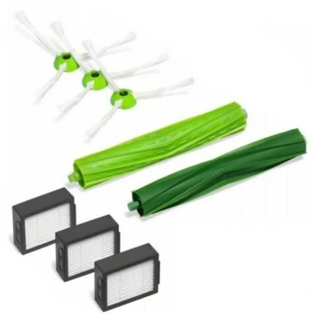 Vacuum Cleaner Side Brush Rubber Roller Brush Filter For IRobot Roomba E I E5 5 E6 I7 I7+ I 7 + Parts Accessories
Vacuum Cleaner Side Brush Rubber Roller Brush Filter For IRobot Roomba E I E5 5 E6 I7 I7+ I 7 + Parts Accessories