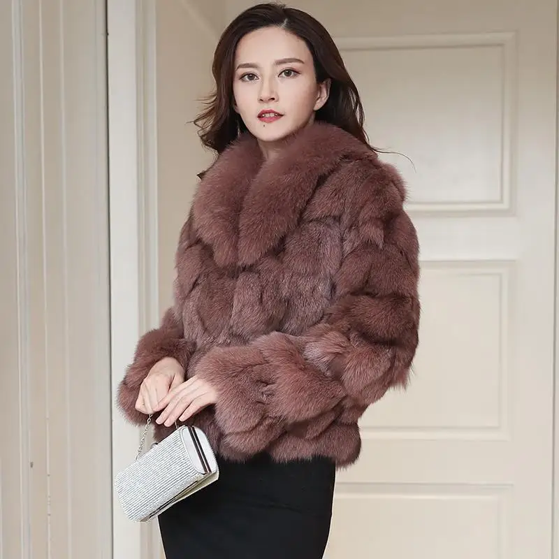 Women 2020 Winter Fashion Natural Fox Fur Coats Female Short Solid Color Long Sleeve Outwears Ladies Loose Warm Overcoats Q123
Women 2020 Winter Fashion Natural Fox Fur Coats Female Short Solid Color Long Sleeve Outwears Ladies Loose Warm Overcoats Q123