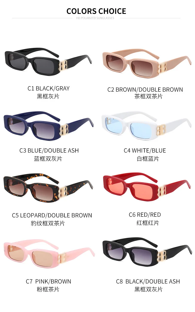 New Style Classic Retro Sunglasses Women Small Square Frame Letter Sun Glasses Ladies Ocean Lens Sunglasses Oculos UV400
New Style Classic Retro Sunglasses Women Small Square Frame Letter Sun Glasses Ladies Ocean Lens Sunglasses Oculos UV400