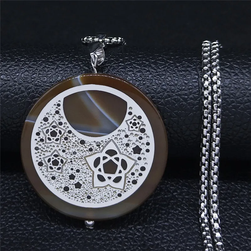 2021 Flower Natural Stone Stainless Steel Necklaces Women Silver Color Tree of Life Long Chain Necklaces Jewelry collier NXS04
2021 Flower Natural Stone Stainless Steel Necklaces Women Silver Color Tree of Life Long Chain Necklaces Jewelry collier NXS04