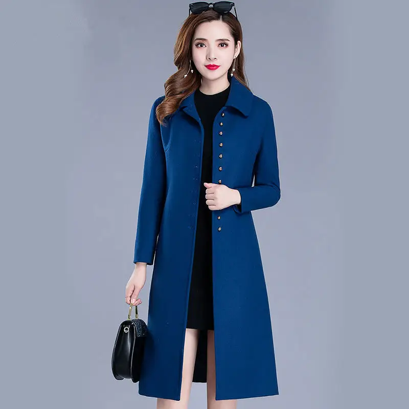 Woolen Coat Women's Mid-Length Pop Autumn And Winter Pop Vogue Slim Woolen Jacket Thick Warm Female Outerwear
Woolen Coat Women's Mid-Length Pop Autumn And Winter Pop Vogue Slim Woolen Jacket Thick Warm Female Outerwear