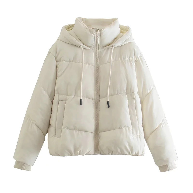 2021 Winter Fashion Women Warm Hooded Parkas Female Pockets Drawstring Padded CoatsLadies Casual Outerwear
2021 Winter Fashion Women Warm Hooded Parkas Female Pockets Drawstring Padded CoatsLadies Casual Outerwear