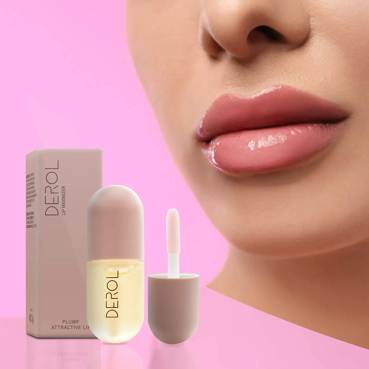 DEROL 5.5mL Natural Lip Plump Lip Enhancer Moisturizing Transparent Lip Gloss Suitable For Plump Lips And Moisturizing Lips
DEROL 5.5mL Natural Lip Plump Lip Enhancer Moisturizing Transparent Lip Gloss Suitable For Plump Lips And Moisturizing Lips