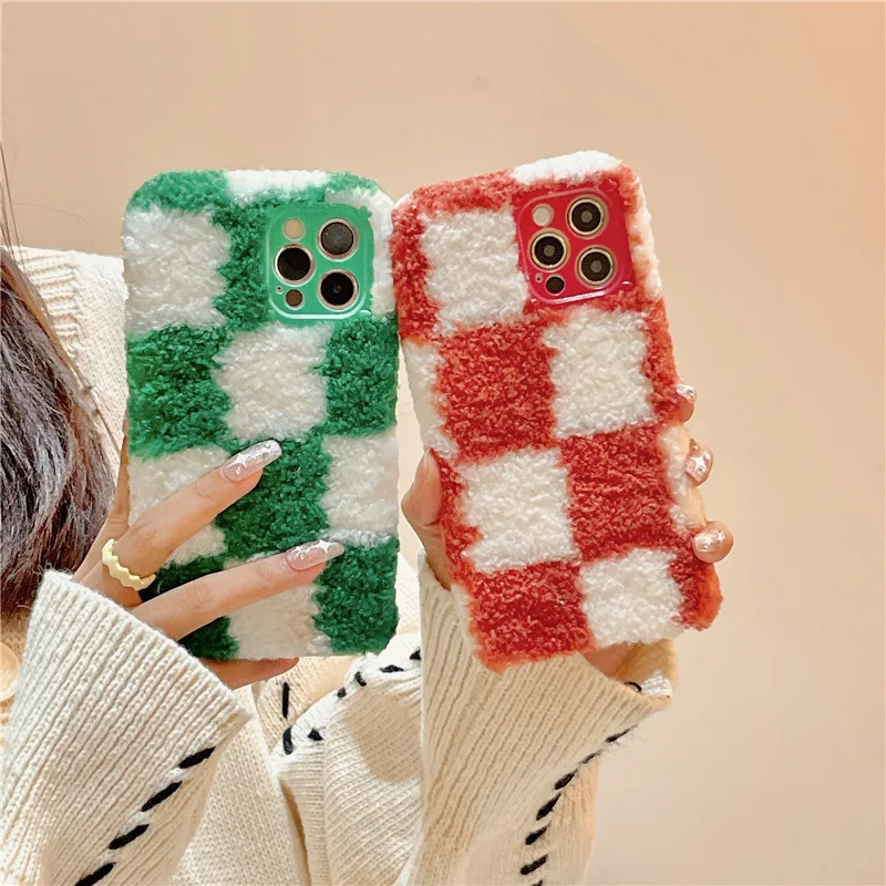 Phone Case Winter Warm Wool Flannel Christmas Gift for IPhone 12 13 Pro Plus X Xs Max Pro Max Protector Back Cover Cases
Phone Case Winter Warm Wool Flannel Christmas Gift for IPhone 12 13 Pro Plus X Xs Max Pro Max Protector Back Cover Cases