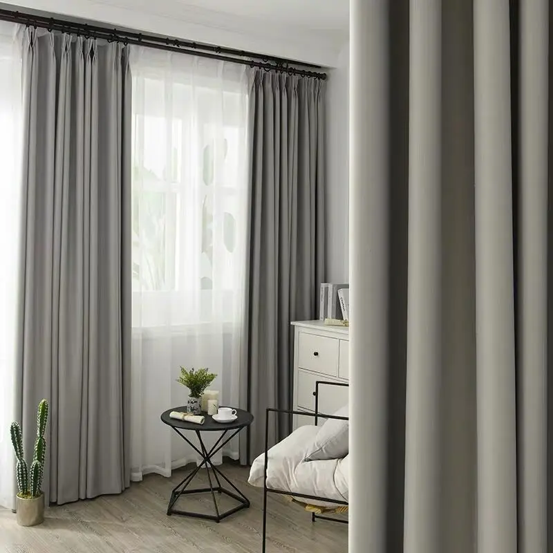 Modern and Simple Sunscreen Heat Insulation High Precision Blackout Curtains Bedroom Balcony Hotel Plain Curtains
Modern and Simple Sunscreen Heat Insulation High Precision Blackout Curtains Bedroom Balcony Hotel Plain Curtains
