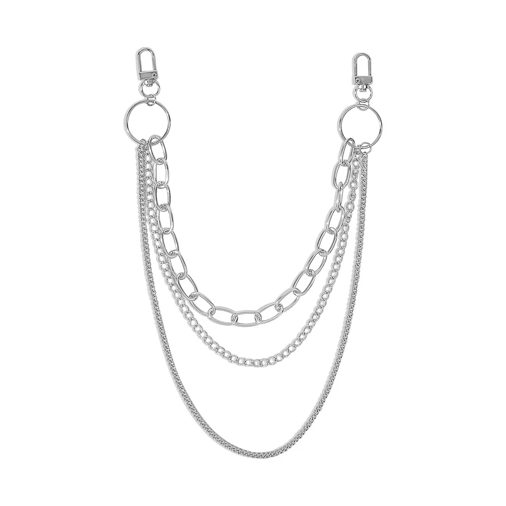 New punk retro metal trouser chain accessories, hip hop simple multi-layer waist chain body chain
New punk retro metal trouser chain accessories, hip hop simple multi-layer waist chain body chain