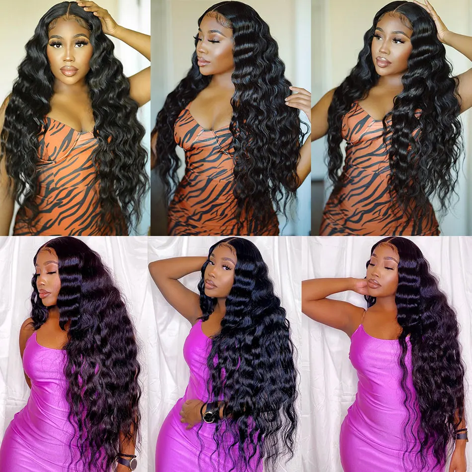 Loose Deep Wave Human Hair Bundles With HD 5x5 Lace Closure Mogolian Virgin Human Hair Deep Weave Closure With 3 Bundles Whitney
Loose Deep Wave Human Hair Bundles With HD 5x5 Lace Closure Mogolian Virgin Human Hair Deep Weave Closure With 3 Bundles Whitney