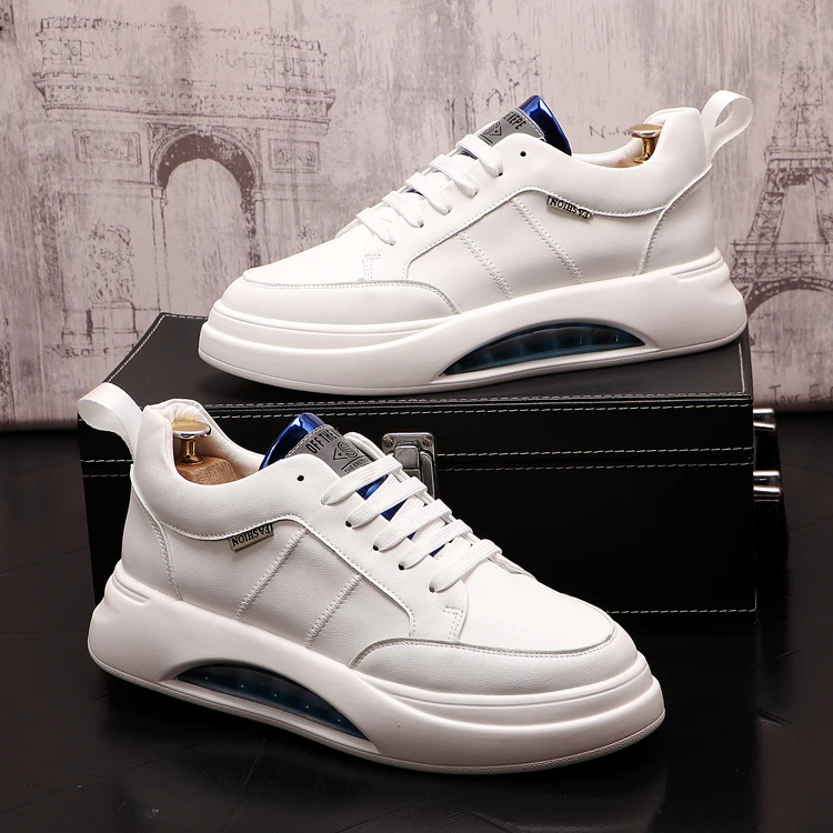 New Arrival White Leather Casual Men Shoes Sneakers Hip Hop Board Shoes Mens Tennis Chaussure Homme
New Arrival White Leather Casual Men Shoes Sneakers Hip Hop Board Shoes Mens Tennis Chaussure Homme