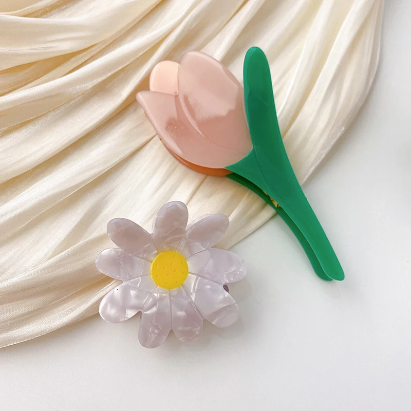 1PC Korean Style Simple Flower Shape Hair Claws For Girls Fashion Irregular Small Daisy Tulip Cute Hairpin Sweet Hair Accessorie
1PC Korean Style Simple Flower Shape Hair Claws For Girls Fashion Irregular Small Daisy Tulip Cute Hairpin Sweet Hair Accessorie