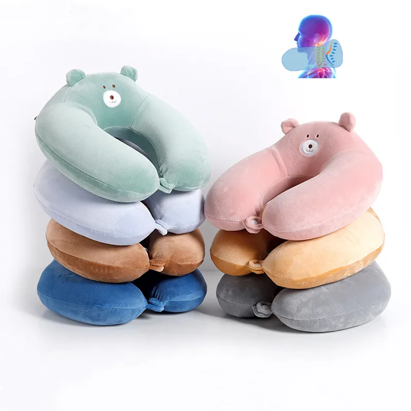 Cartoon Solid Color u type slow rebound neck pillow memory cotton office car Travel Pillow Comfortable airplane pillow
Cartoon Solid Color u type slow rebound neck pillow memory cotton office car Travel Pillow Comfortable airplane pillow