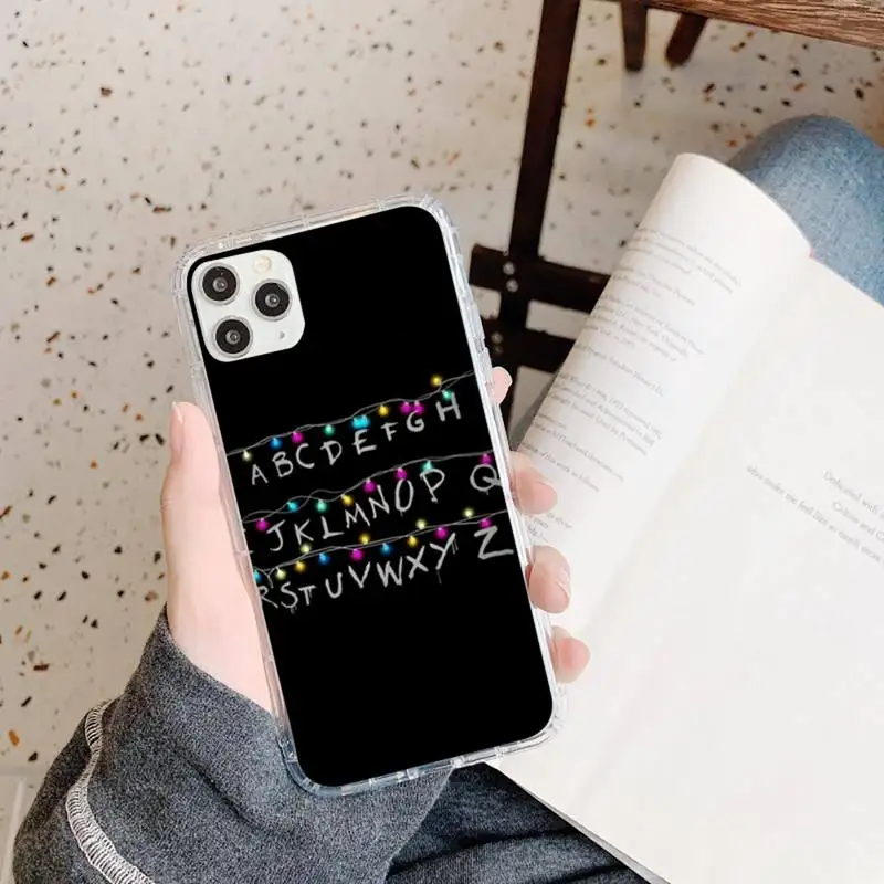 Stranger Things pattern mobile Phone Case Transparent soft For iphone 5 5s 5c se 6 6s 7 8 11 12 plus mini x xs xr pro max
Stranger Things pattern mobile Phone Case Transparent soft For iphone 5 5s 5c se 6 6s 7 8 11 12 plus mini x xs xr pro max