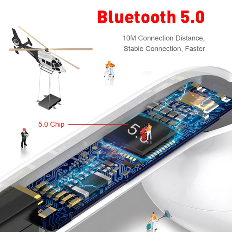 I12 TWS Bluetooth наушники 5 0 мини беспроводные спортивные с громкой связью беспроводная