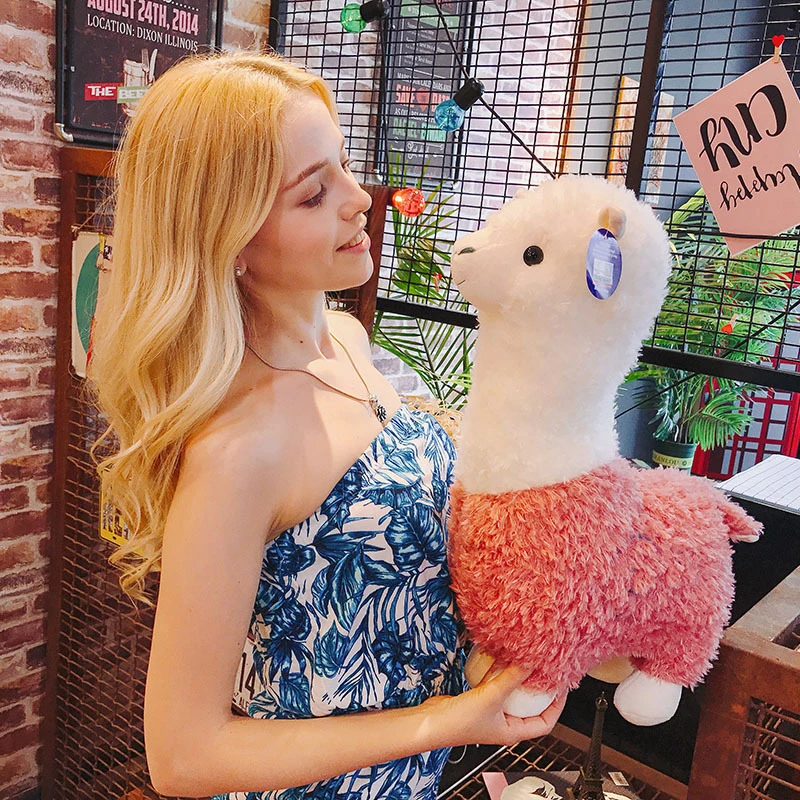 28CM Colorful Alpaca Plush Dolls Baby Kawaii Animal Dolls Soft Cotton Stuffed Doll Home Soft Toys Sleeping Mate Stuffed Toys Hot
28CM Colorful Alpaca Plush Dolls Baby Kawaii Animal Dolls Soft Cotton Stuffed Doll Home Soft Toys Sleeping Mate Stuffed Toys Hot