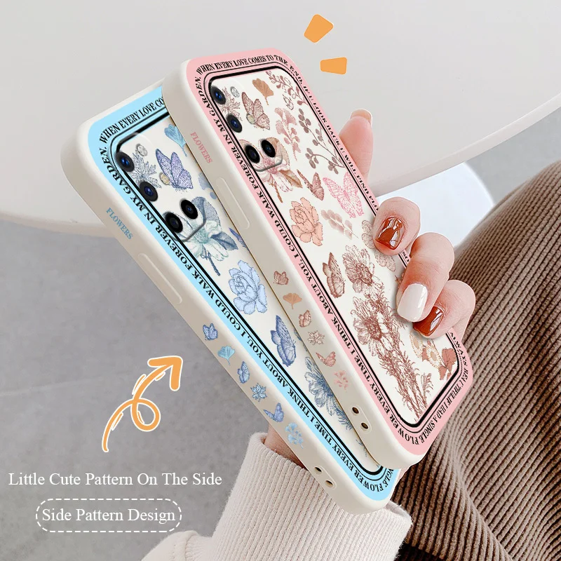 Blue Border Flowers Liquid Silicone Phone Case For Oneplus 8t 9 9pro 9r pro Ultra Thin Camera Lens Protection Soft Back Cover
Blue Border Flowers Liquid Silicone Phone Case For Oneplus 8t 9 9pro 9r pro Ultra Thin Camera Lens Protection Soft Back Cover