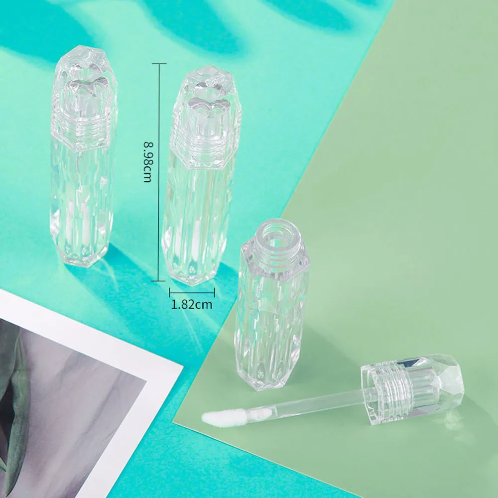1 Set 4ml Diamond Shaped Clear Lip Gloss Tube Cosmetic Lipgloss Empty Packaging Container Lip Gloss Empty Bottles
1 Set 4ml Diamond Shaped Clear Lip Gloss Tube Cosmetic Lipgloss Empty Packaging Container Lip Gloss Empty Bottles