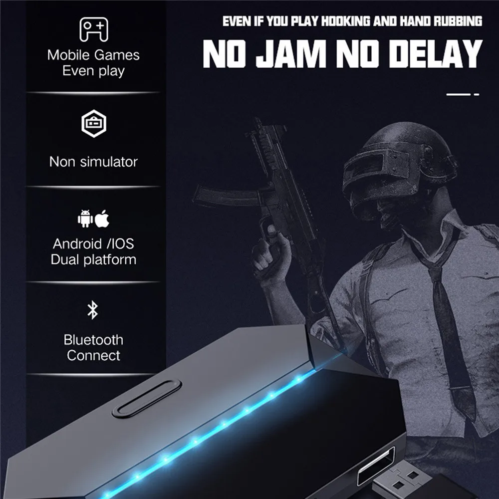 Wired/Wireless USB Extender Gaming Mouse Keyboard Converter for Android 4.4 and IOS 6.0 Mobile Phone Tablet Accessories
Wired/Wireless USB Extender Gaming Mouse Keyboard Converter for Android 4.4 and IOS 6.0 Mobile Phone Tablet Accessories