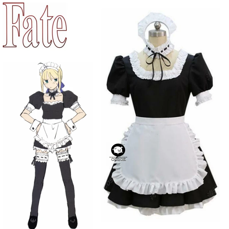 Fate Stay Night Cosplay Costume Fate Zero Saber Cosplay Maid Costume Black and White Maid Uniform Halloween Costumes
Fate Stay Night Cosplay Costume Fate Zero Saber Cosplay Maid Costume Black and White Maid Uniform Halloween Costumes
