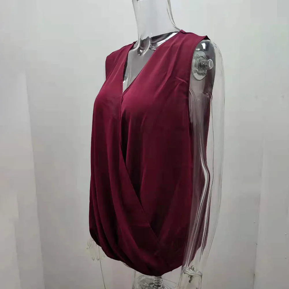 Summer Women Chiffon Tops Shirt Elegant Ladies Office Work Clothes Fashion Casual Sleeveless V-Neck Pink Vests Female Blouses
Summer Women Chiffon Tops Shirt Elegant Ladies Office Work Clothes Fashion Casual Sleeveless V-Neck Pink Vests Female Blouses