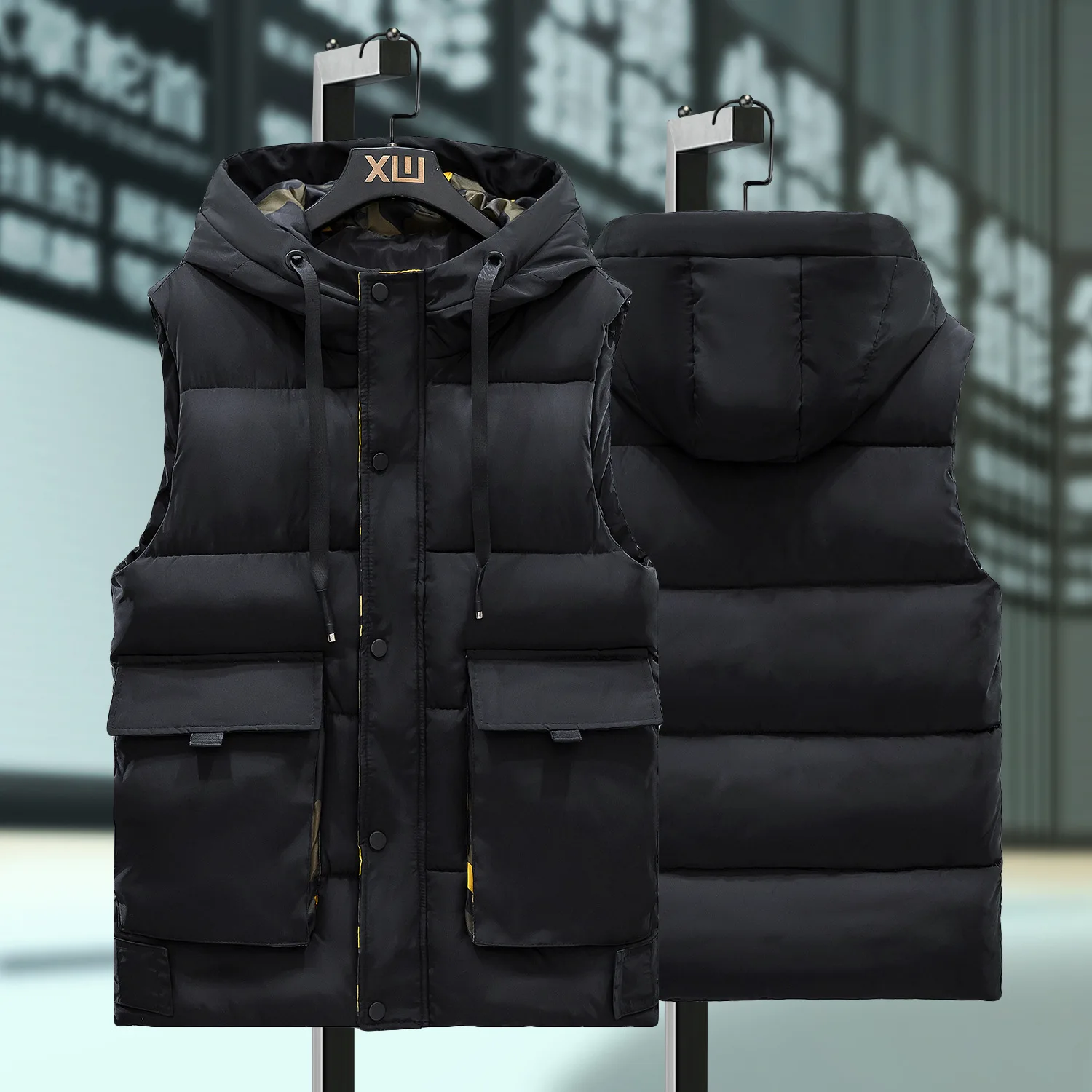 Hot Sale Quality Mens Vests Autumn Winter Mens Fashion Sleeveless Jackets Male Cotton-Padded Vests Men Thicken Brand Waistcoats
Hot Sale Quality Mens Vests Autumn Winter Mens Fashion Sleeveless Jackets Male Cotton-Padded Vests Men Thicken Brand Waistcoats