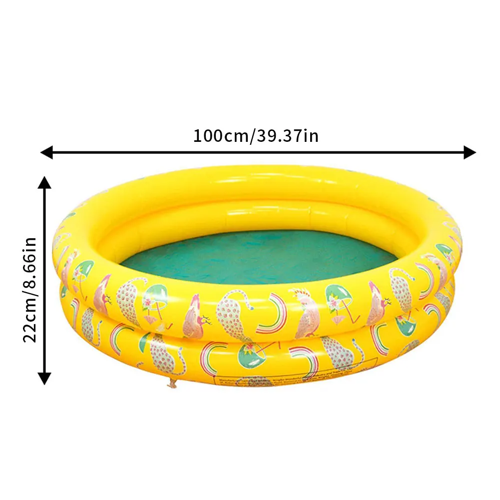 Inflatable Swimming Pool Portable Outdoor Pineapple Round Children Paddling Pool 100x22cm Kid Round Safety Swim Pool Yellow
Inflatable Swimming Pool Portable Outdoor Pineapple Round Children Paddling Pool 100x22cm Kid Round Safety Swim Pool Yellow