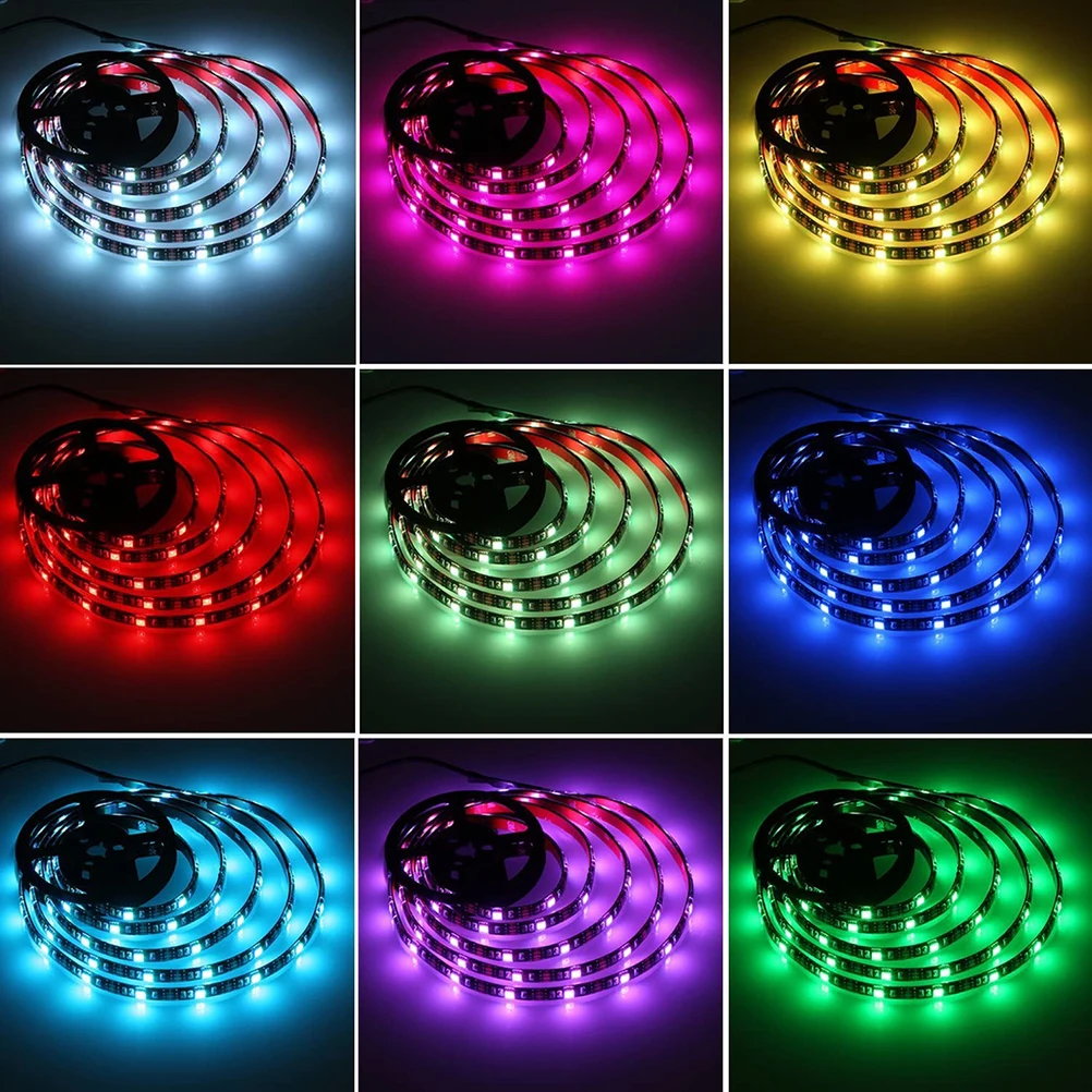 LED Strip Lights RGB SMD2835 DC5V 1M 2M 3M 4M 5M USB Infrared Control Flexible Lamp Tape Diode TV Background Lighting Led luces
LED Strip Lights RGB SMD2835 DC5V 1M 2M 3M 4M 5M USB Infrared Control Flexible Lamp Tape Diode TV Background Lighting Led luces