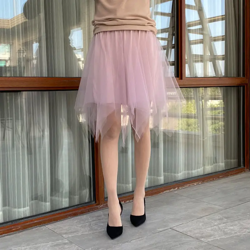 Skirt 2021 new spring and summer versatile unstructured screen skirt with high waist and thin A-line skirt
Skirt 2021 new spring and summer versatile unstructured screen skirt with high waist and thin A-line skirt