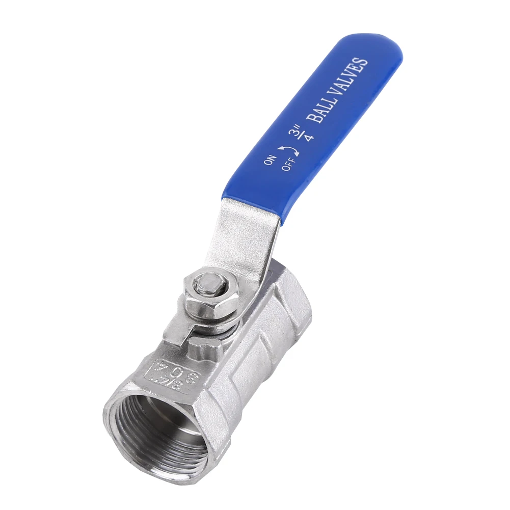1pc Ball Valve Female Threaded Stainless Steel BallValve SS304 BSP 1/4" 1/2" 3/4" 1" 1-1/4" 1-1/2"
1pc Ball Valve Female Threaded Stainless Steel BallValve SS304 BSP 1/4" 1/2" 3/4" 1" 1-1/4" 1-1/2"