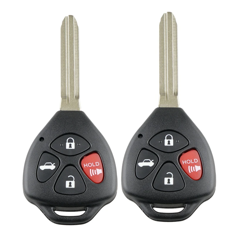 2 x для Toyota Camry 2007 2008 2009 2010 HYQ12BBY Интеллектуальный Автомобильный ключ дистанционного управления 4 кнопки 314,4 МГц
2 x для Toyota Camry 2007 2008 2009 2010 HYQ12BBY Интеллектуальный Автомобильный ключ дистанционного управления 4 кнопки 314,4 МГц