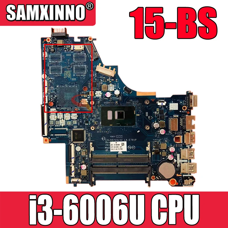 Для струйного принтера Hp 250 G6 15-BS серии Материнская плата ноутбука 926249-601 926249-001 аккумулятор большой емкости LA-E791P с SR2UW i3-6006u DDR4 мб 100% тестирова...
Для струйного принтера Hp 250 G6 15-BS серии Материнская плата ноутбука 926249-601 926249-001 аккумулятор большой емкости LA-E791P с SR2UW i3-6006u DDR4 мб 100% тестирова...