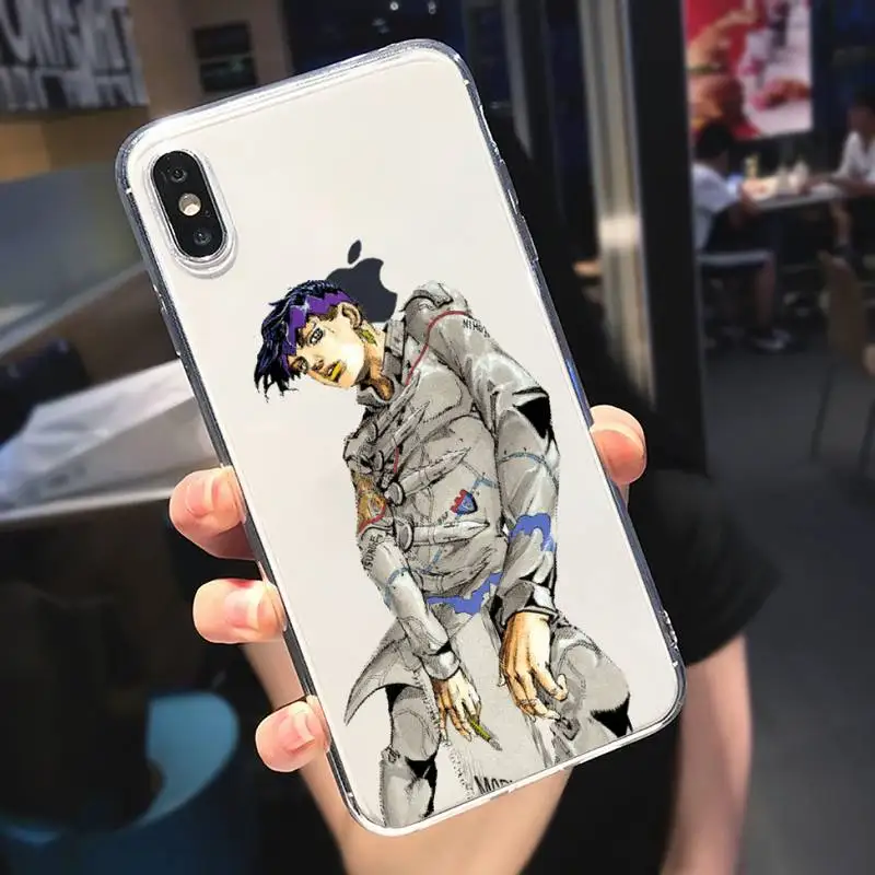 anime cortoon JOJOS BIZARRE Phone Case Transparent soft For iphone 5 6 7 8 11 12 s c se plus mini x xs xr pro max cover funda
anime cortoon JOJOS BIZARRE Phone Case Transparent soft For iphone 5 6 7 8 11 12 s c se plus mini x xs xr pro max cover funda