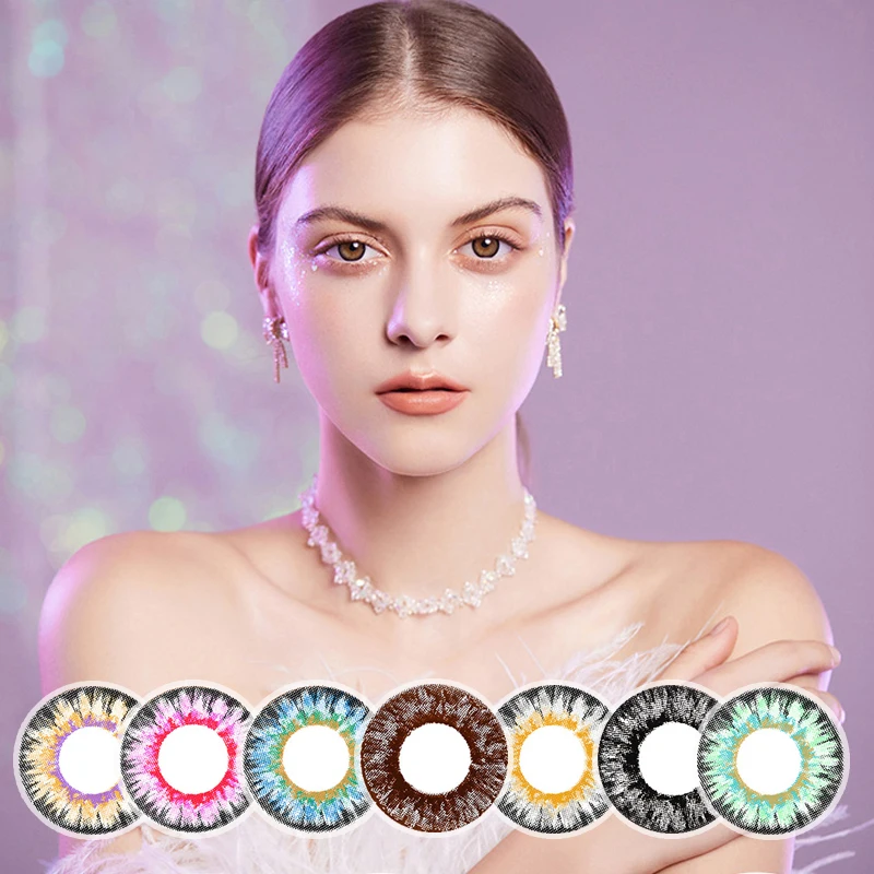 2pcs/Pair Color Contact Lenses Myopia contact Color lens eyes lenses for eyes blue lenses with diopters Yearly Cosmetics
2pcs/Pair Color Contact Lenses Myopia contact Color lens eyes lenses for eyes blue lenses with diopters Yearly Cosmetics