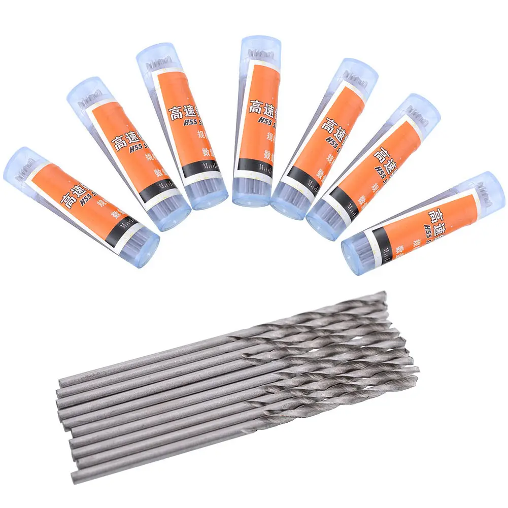 10pcs 0.5-2.5mm Micro HSS Straight Shank Twist Drill Bits Set Kit Drill Tool Stable Performance and Durable 
10pcs 0.5-2.5mm Micro HSS Straight Shank Twist Drill Bits Set Kit Drill Tool Stable Performance and Durable