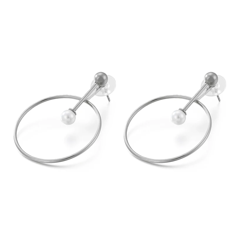 Bohemia Stainless Steel Gold//Rose Gold Stud Earrings Jewelry Imitatopn Pearl 35mm Circle Pendientes Mujer Moda 2019
Bohemia Stainless Steel Gold//Rose Gold Stud Earrings Jewelry Imitatopn Pearl 35mm Circle Pendientes Mujer Moda 2019