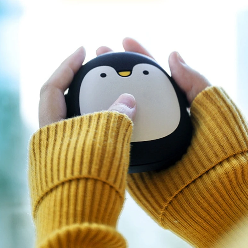 Cute Cartoon Penguin Polar Bear Electric Hand Warmers Double-Side Heating Pocket Power Bank Warmer Portable Heater
Cute Cartoon Penguin Polar Bear Electric Hand Warmers Double-Side Heating Pocket Power Bank Warmer Portable Heater