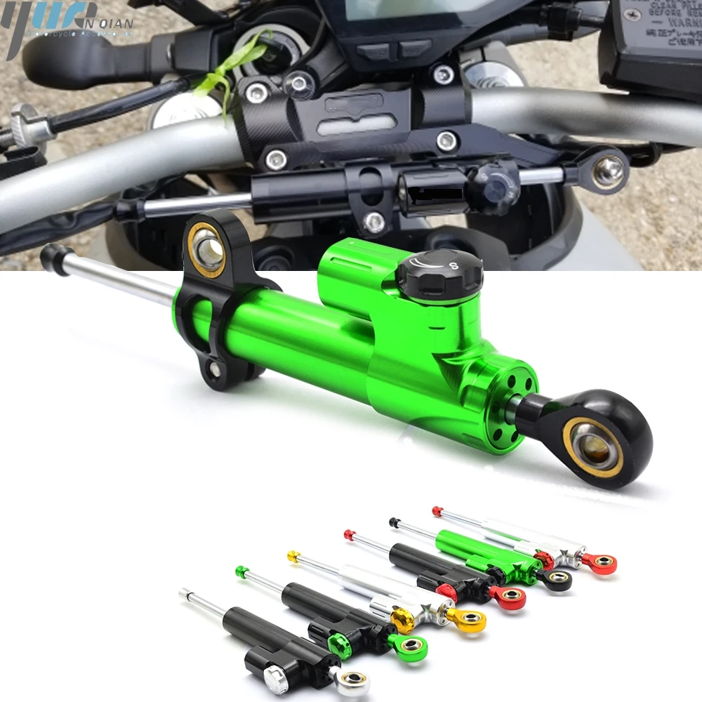 Universal Motorcycle Aluminum Adjustable Steering Damper Stabilizer For KAWASAKI KLR650 KLX250SF KX250F KLX110L KLX110L J300
Universal Motorcycle Aluminum Adjustable Steering Damper Stabilizer For KAWASAKI KLR650 KLX250SF KX250F KLX110L KLX110L J300