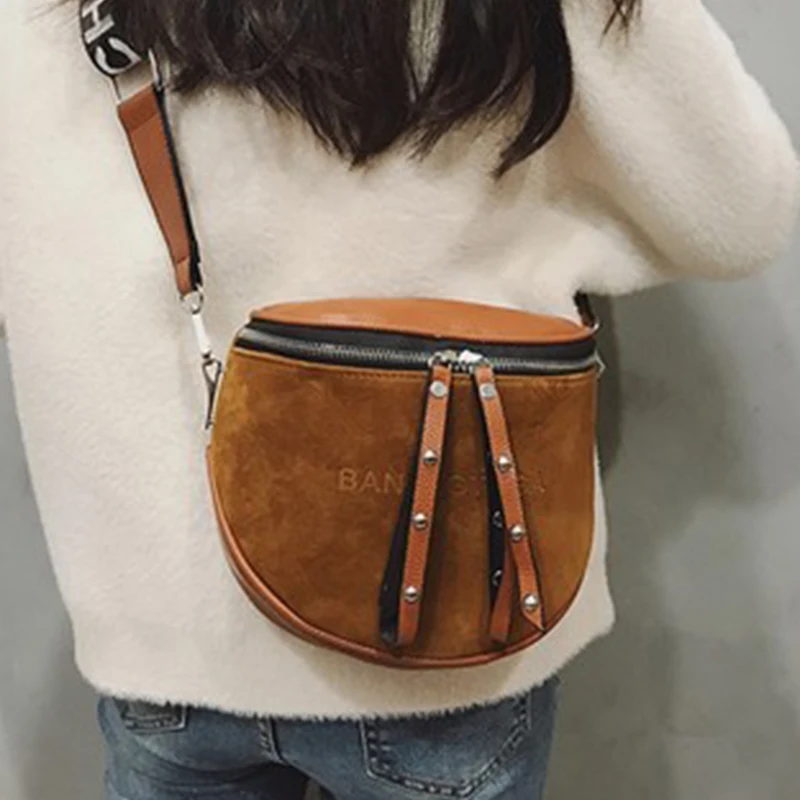 Fashion Saddle Bag Women Semicircle Bucket Bags Lady PU Leather Crossbody Bags Shoulder Messenger Bag Designer Females Hand bags
Fashion Saddle Bag Women Semicircle Bucket Bags Lady PU Leather Crossbody Bags Shoulder Messenger Bag Designer Females Hand bags
