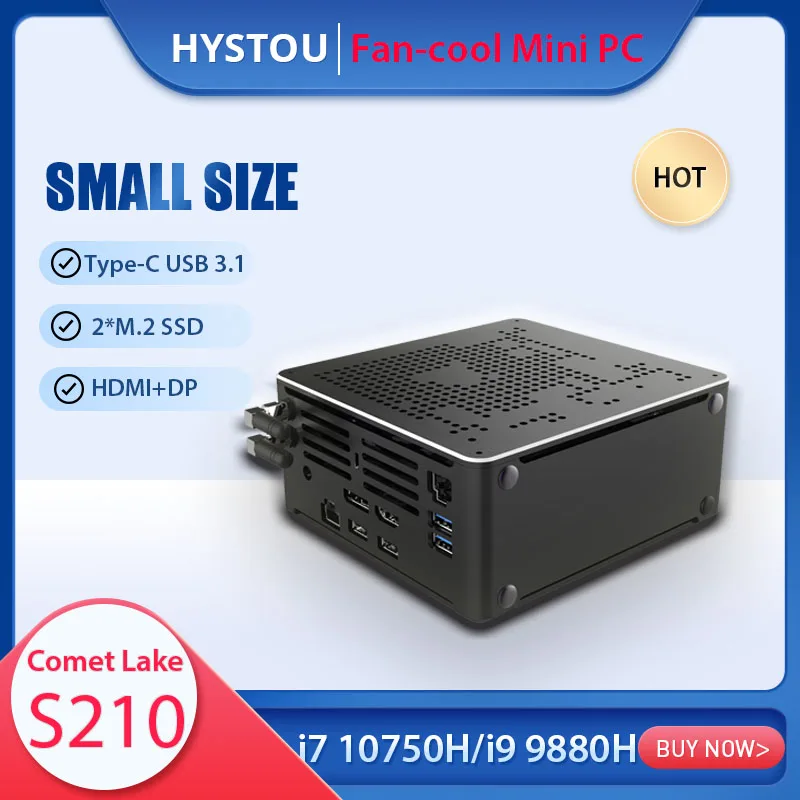 10 го поколения i7 10750H Intel Core i9 9980HK Mini ITX PC Type C HDMI Xeon E 2286M I9 9880H крошечный игровой