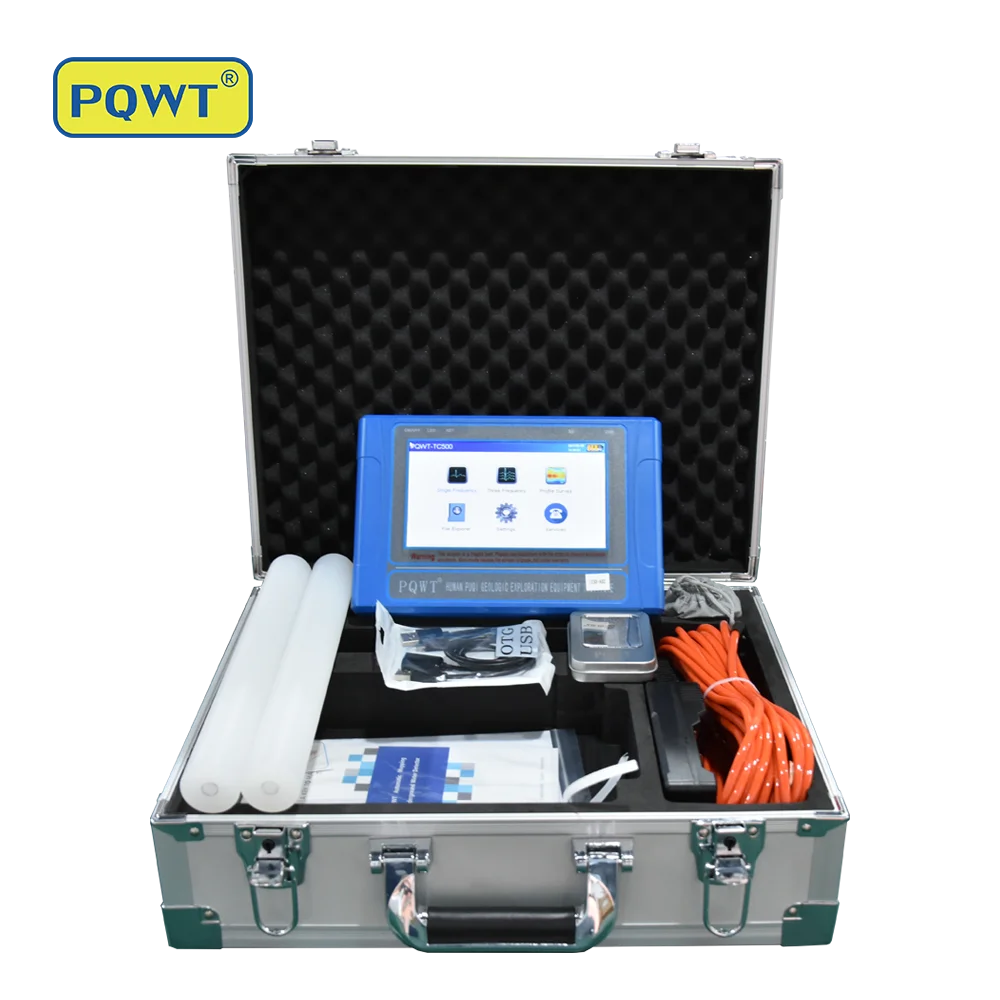 

PQWT TC500 подземный детектор воды 500 метров Высокая точность автоматическое отображение большой дальности подземный детектор воды